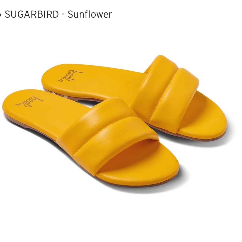 🌻 ✨ *SUNFLOWER SLIDE SENSATION*!
BEEK Sugarbird Leather Sandals ~
Summer Vibes!